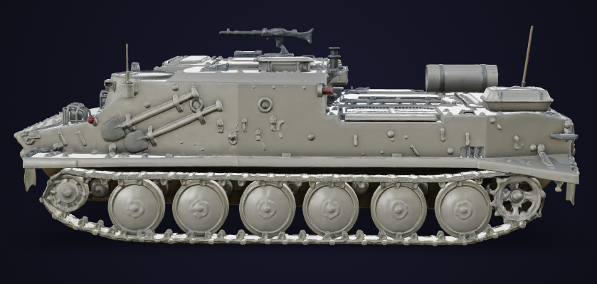 PANSER AMFIBI BTR-50