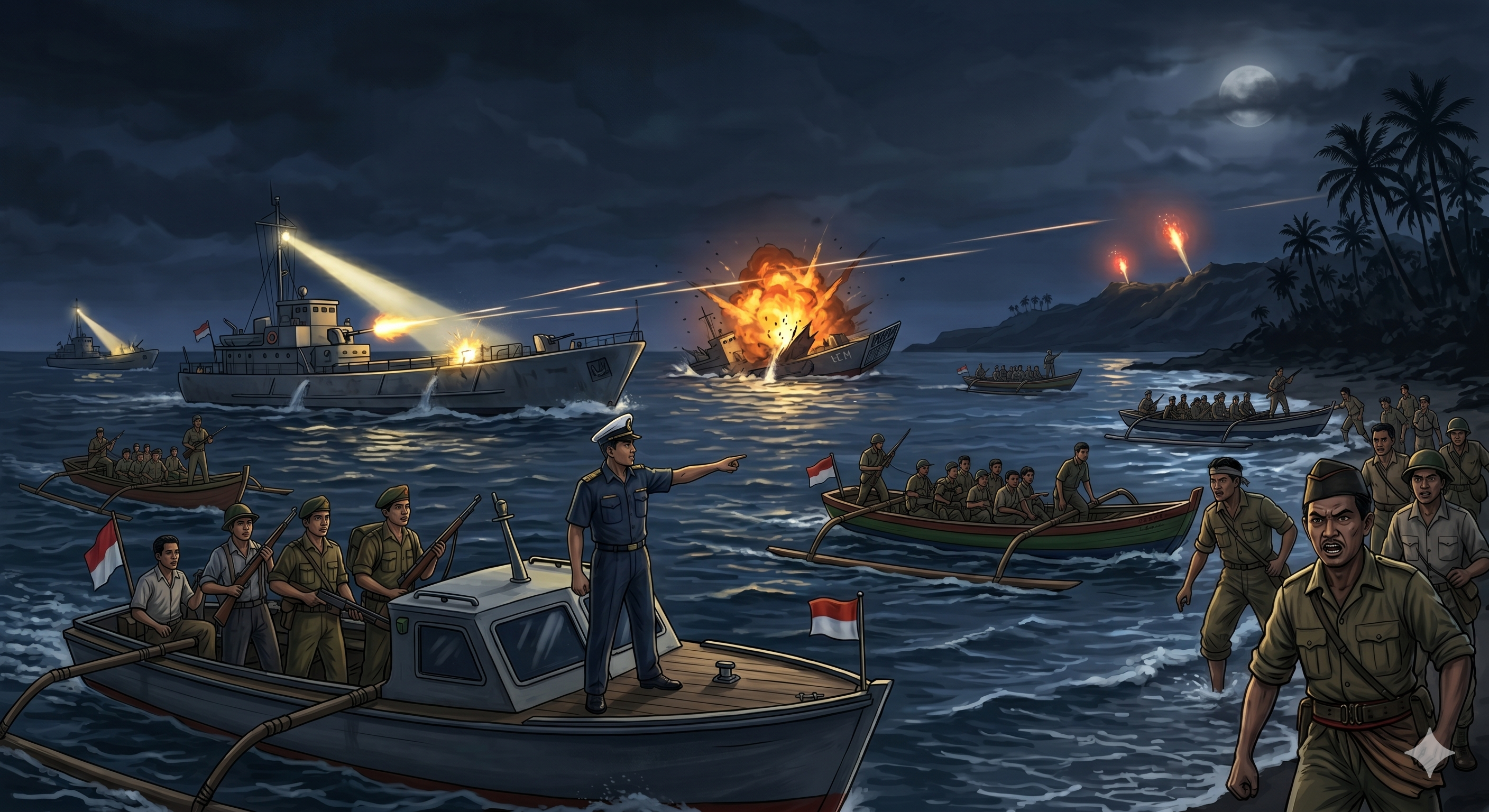 Operasi Lintas Laut Banyuwangi-Bali (April 1946): Palagan Amfibi Pertama Republik Indonesia